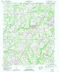 SYLVANIA, AL HISTORICAL MAP GEOPDF 7.5X7