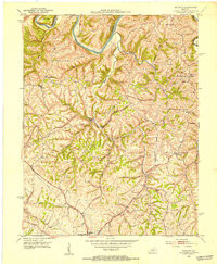 BUCKEYE, KY HISTORICAL MAP GEOPDF 7.5X7.