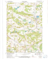 SCANDINAVIA, WI HISTORICAL MAP GEOPDF 7.