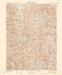 SAWYERS BAR, CA HISTORICAL MAP GEOPDF 30