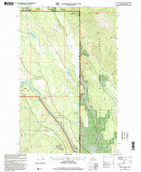 CURLEY CREEK, ID-MT HISTORICAL MAP GEOPD