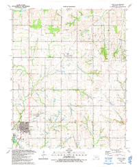 APACHE, OK HISTORICAL MAP GEOPDF 7.5X7.5