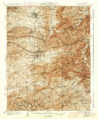 BLACKSBURG, VA HISTORICAL MAP GEOPDF 15X
