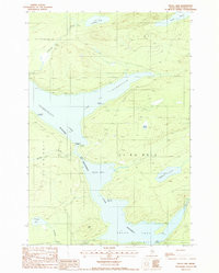 TELOS LAKE, ME HISTORICAL MAP GEOPDF 7.5