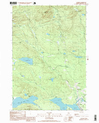 JACKMAN, ME HISTORICAL MAP GEOPDF 7.5X7.