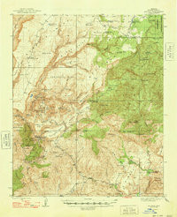 BAGDAD, AZ HISTORICAL MAP GEOPDF 15X15 G