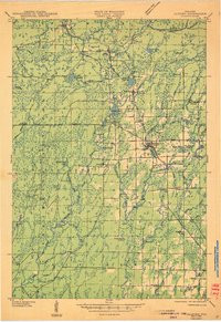 GLIDDEN, WI HISTORICAL MAP GEOPDF 15X15