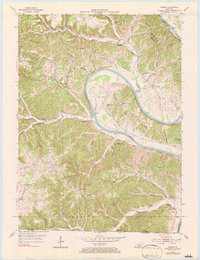 VERNON, KY HISTORICAL MAP GEOPDF 7.5X7.5