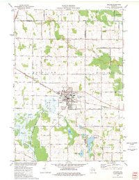 BRILLION, WI HISTORICAL MAP GEOPDF 7.5X7