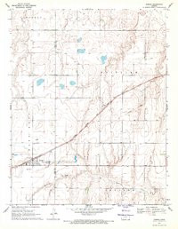 ENSIGN, KS HISTORICAL MAP GEOPDF 7.5X7.5