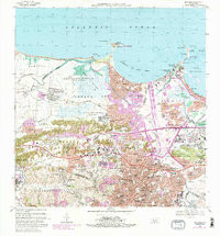 BAYAMON, PR HISTORICAL MAP GEOPDF 7.5X7.
