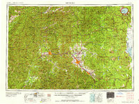 MEDFORD, OR-CA HISTORICAL MAP GEOPDF 1X2