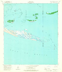 TIMBALIER ISLAND, LA HISTORICAL MAP GEOP