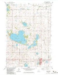 ATWATER, MN HISTORICAL MAP GEOPDF 7.5X7.