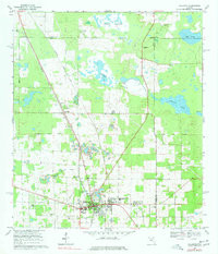 WILLISTON, FL HISTORICAL MAP GEOPDF 7.5X