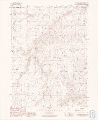 WASHBURN BASIN, NV-OR HISTORICAL MAP GEO