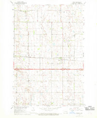 ORISKA, ND HISTORICAL MAP GEOPDF 7.5X7.5