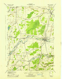 ADAMS, NY HISTORICAL MAP GEOPDF 7.5X7.5