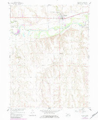 INDIANOLA, NE HISTORICAL MAP GEOPDF 7.5X