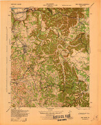 VINE GROVE, KY-IN HISTORICAL MAP GEOPDF