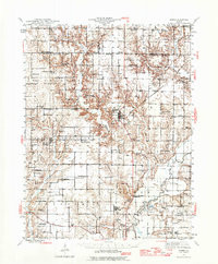 RAMSEY, IL HISTORICAL MAP GEOPDF 15X15 G