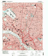 DALLAS, TX HISTORICAL MAP GEOPDF 7.5X7.5