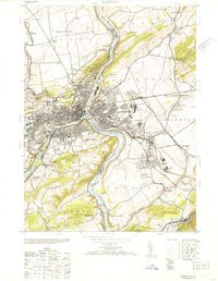 EASTON, PA-NJ HISTORICAL MAP GEOPDF 7.5X