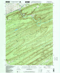 COBURN, PA HISTORICAL MAP GEOPDF 7.5X7.5