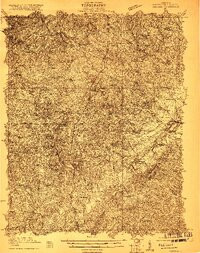 CHATHAM, VA HISTORICAL MAP GEOPDF 15X15