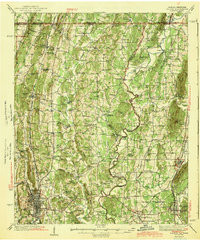 DALTON, GA-TN HISTORICAL MAP GEOPDF 15X1