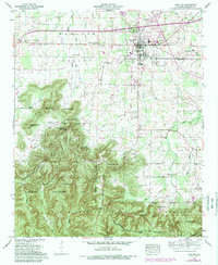 MOULTON, AL HISTORICAL MAP GEOPDF 7.5X7.