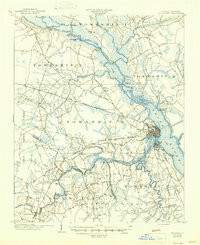 NEW BERN, NC HISTORICAL MAP GEOPDF 15X15