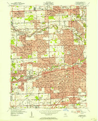 INKSTER, MI HISTORICAL MAP GEOPDF 7.5X7.