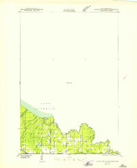 LITTLE GIRLS POINT, MI-WI HISTORICAL MAP