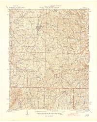 AVA, MO HISTORICAL MAP GEOPDF 15X15 GRID