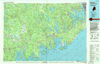 MACHIAS, ME HISTORICAL MAP GEOPDF 30X60