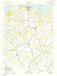 BETTERTON, MD HISTORICAL MAP GEOPDF 7.5X