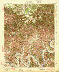 CARTHAGE, TN HISTORICAL MAP GEOPDF 15X15