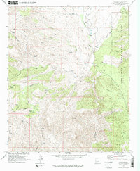 WAGONER, AZ HISTORICAL MAP GEOPDF 7.5X7.