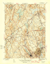 MILFORD, MA HISTORICAL MAP GEOPDF 7.5X7.