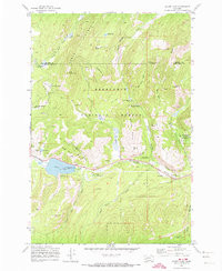 SILVER LAKE, MT HISTORICAL MAP GEOPDF 7.