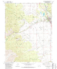 BUENA VISTA WEST, CO HISTORICAL MAP GEOP