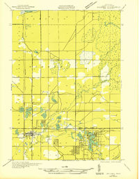 BALDWIN, MI HISTORICAL MAP GEOPDF 7.5X7.