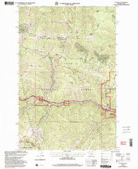 SALTESE, MT-ID HISTORICAL MAP GEOPDF 7.5