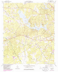 LIZELLA, GA HISTORICAL MAP GEOPDF 7.5X7.