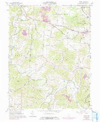 RODNEY, OH HISTORICAL MAP GEOPDF 7.5X7.5