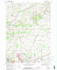 DENTON, MI HISTORICAL MAP GEOPDF 7.5X7.5
