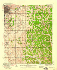 MOORE, OK HISTORICAL MAP GEOPDF 15X15 GR