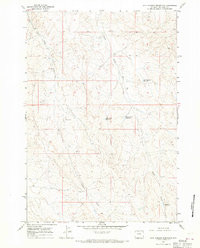 JACK HORNER RESERVOIR, WY HISTORICAL MAP