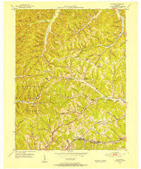 SOLDIER, KY HISTORICAL MAP GEOPDF 7.5X7.